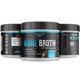 Chocolate bone broth powder