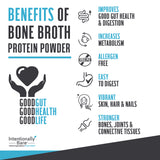Chocolate bone broth powder