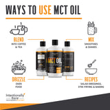 Intentionally Bare PURE C8 ORGANIC MCT OIL – 32 oz Bottle