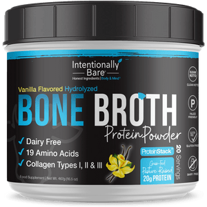Vanilla bone broth powder