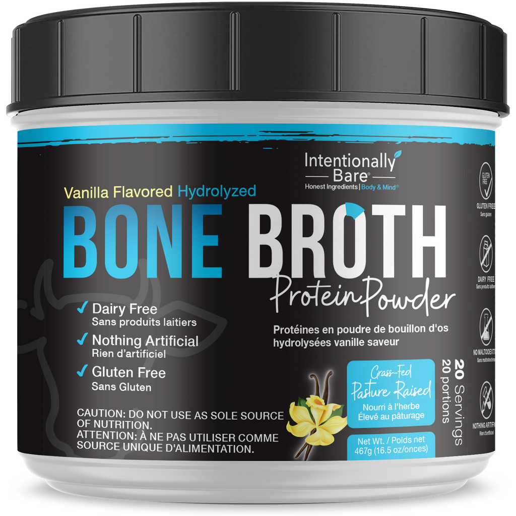 Vanilla bone broth powder
