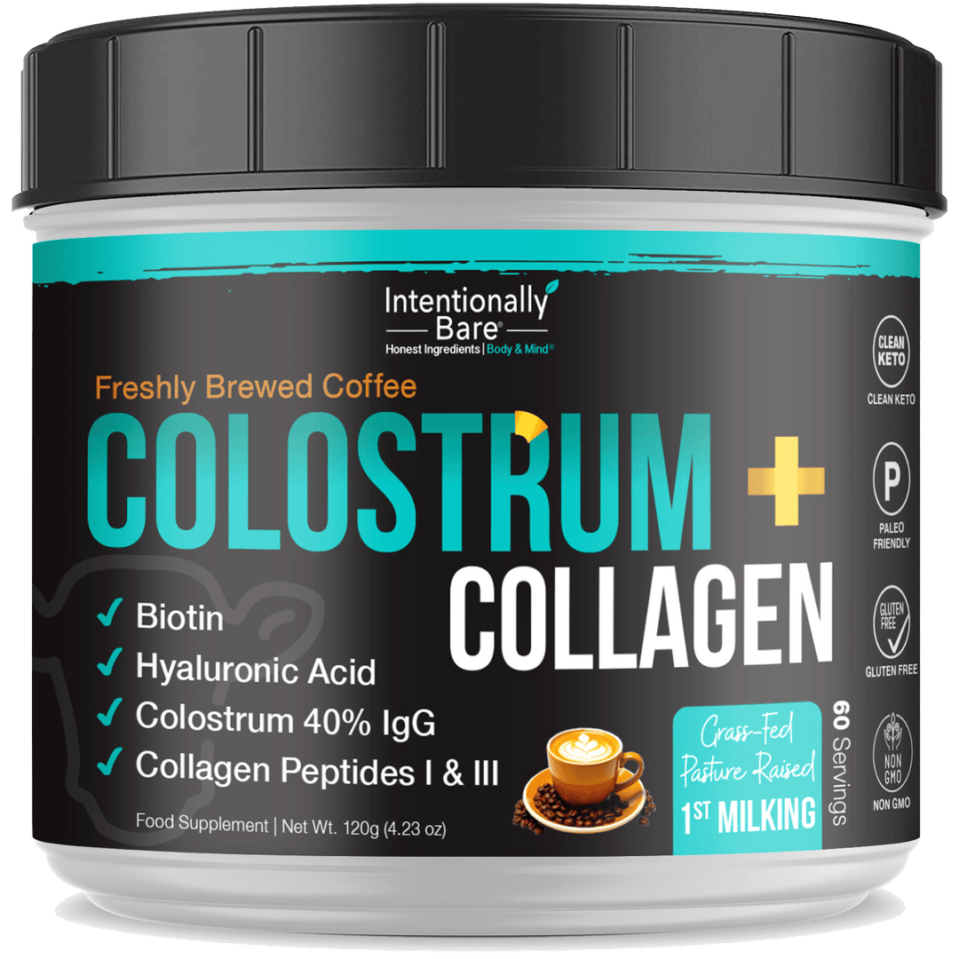 Colostrum and Collagen Powder - Coffee Flavor - 60 Servings