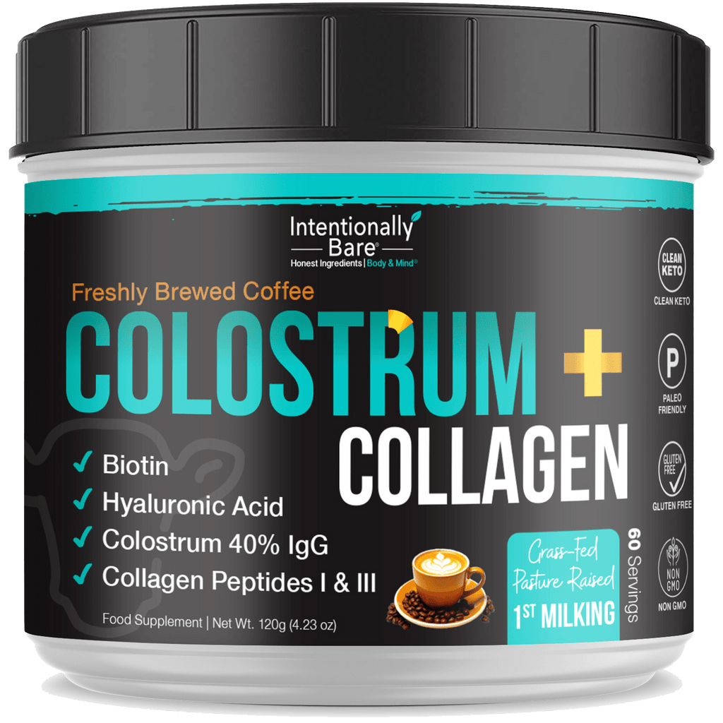 Colostrum and Collagen Powder - Coffee Flavor - 60 Servings