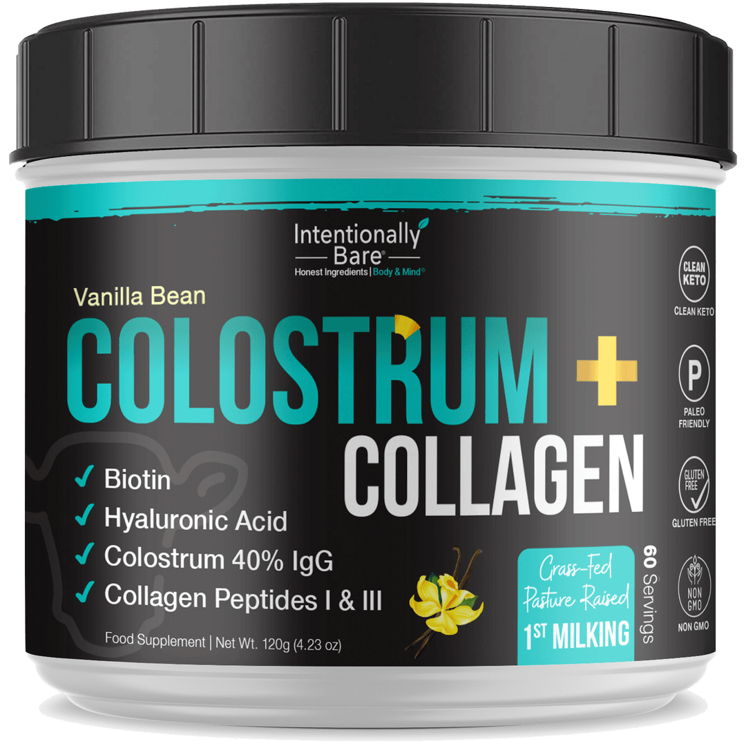 Colostrum and Collagen Powder - Vanilla Flavor - 60 Servings