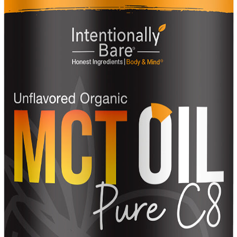 Intentionally Bare PURE C8 ORGANIC MCT OIL – 32 oz Bottle