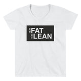 Women's Casual V-Neck Shirt - Fat lean