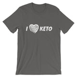Short-Sleeve Unisex T-Shirt - I love keto