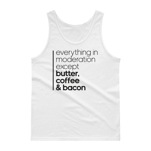 Unisex Tank top - Butter coffee and bacon