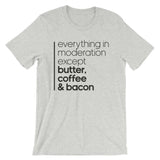 Short-Sleeve Unisex T-Shirt - Butter coffee and bacon