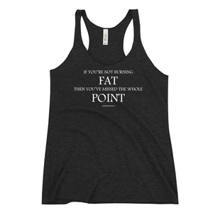 Women's Racerback Tank - Fat Point