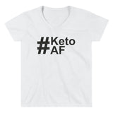 Women's Casual V-Neck Shirt - #KetoAF