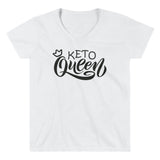 Women's Casual V-Neck Shirt - Keto Queen